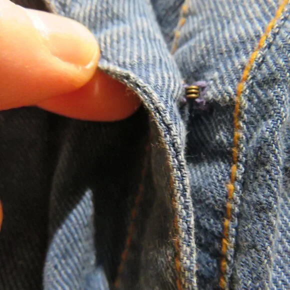 BY ANTHROPOLOGIE The Somerset Mini Dress Denim Edition Tiered Boho Comfort XS - Picture 9 of 15